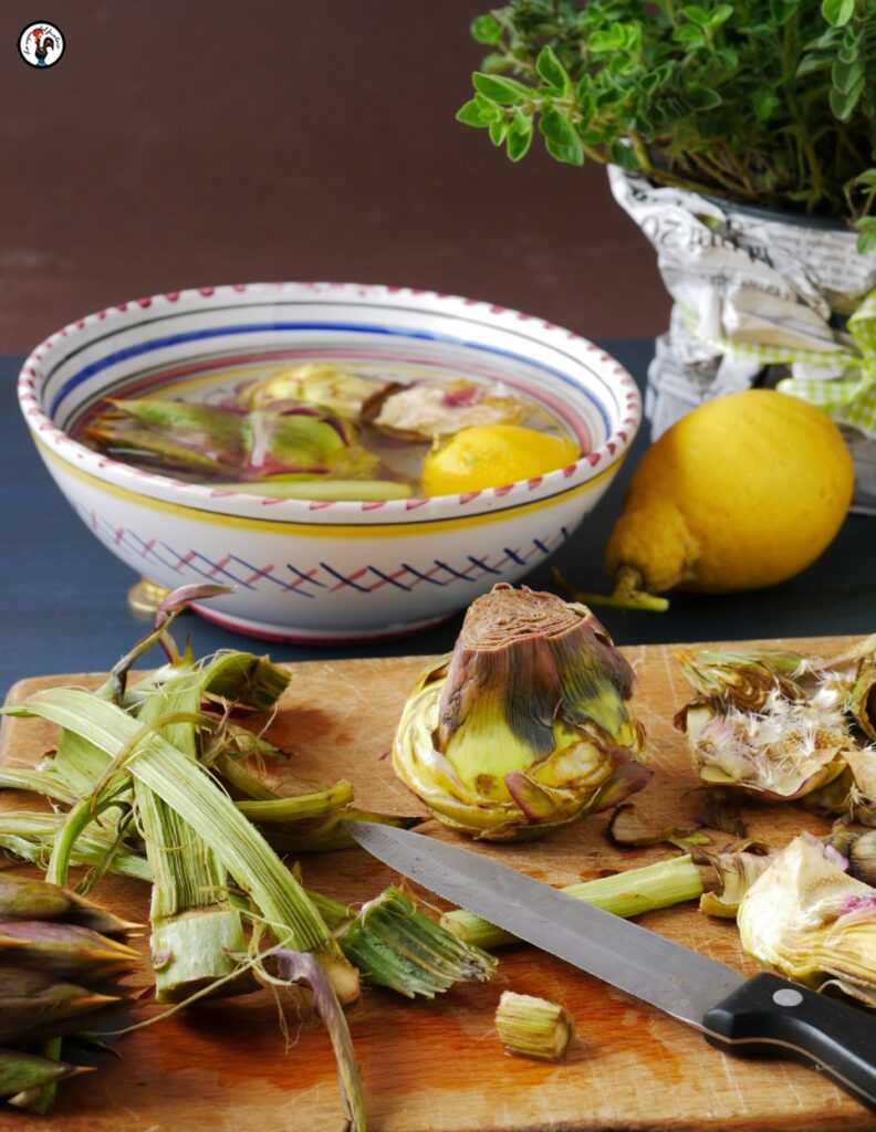 Come pulire i carciofi vert