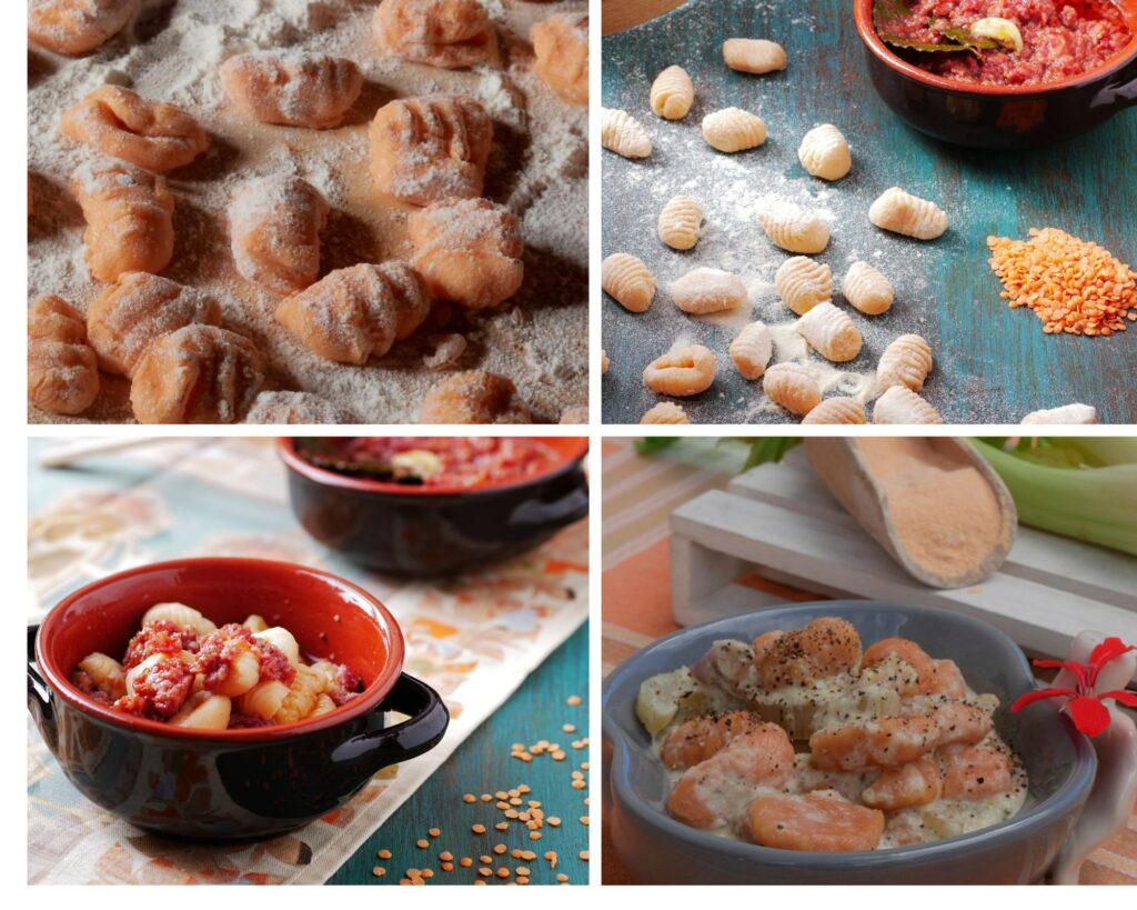 Gnocchi farina lenticchie