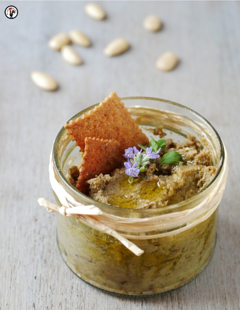 Paté gambi carciofo vert