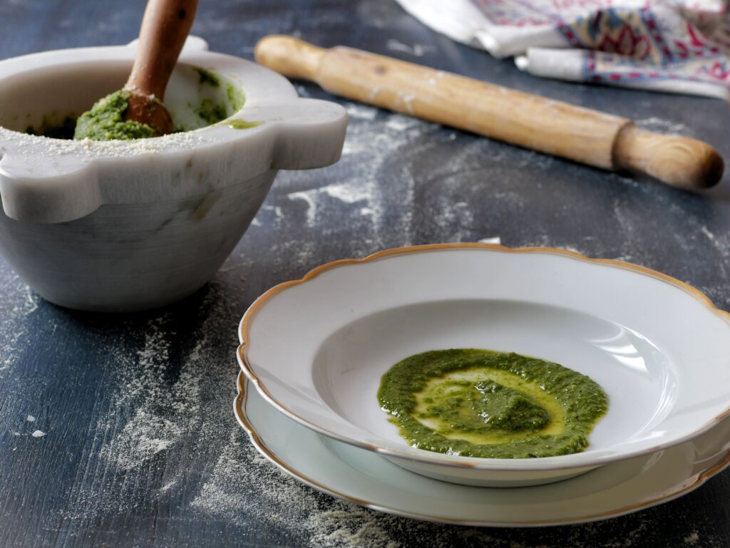 Pesto alla genovese fatto in casa