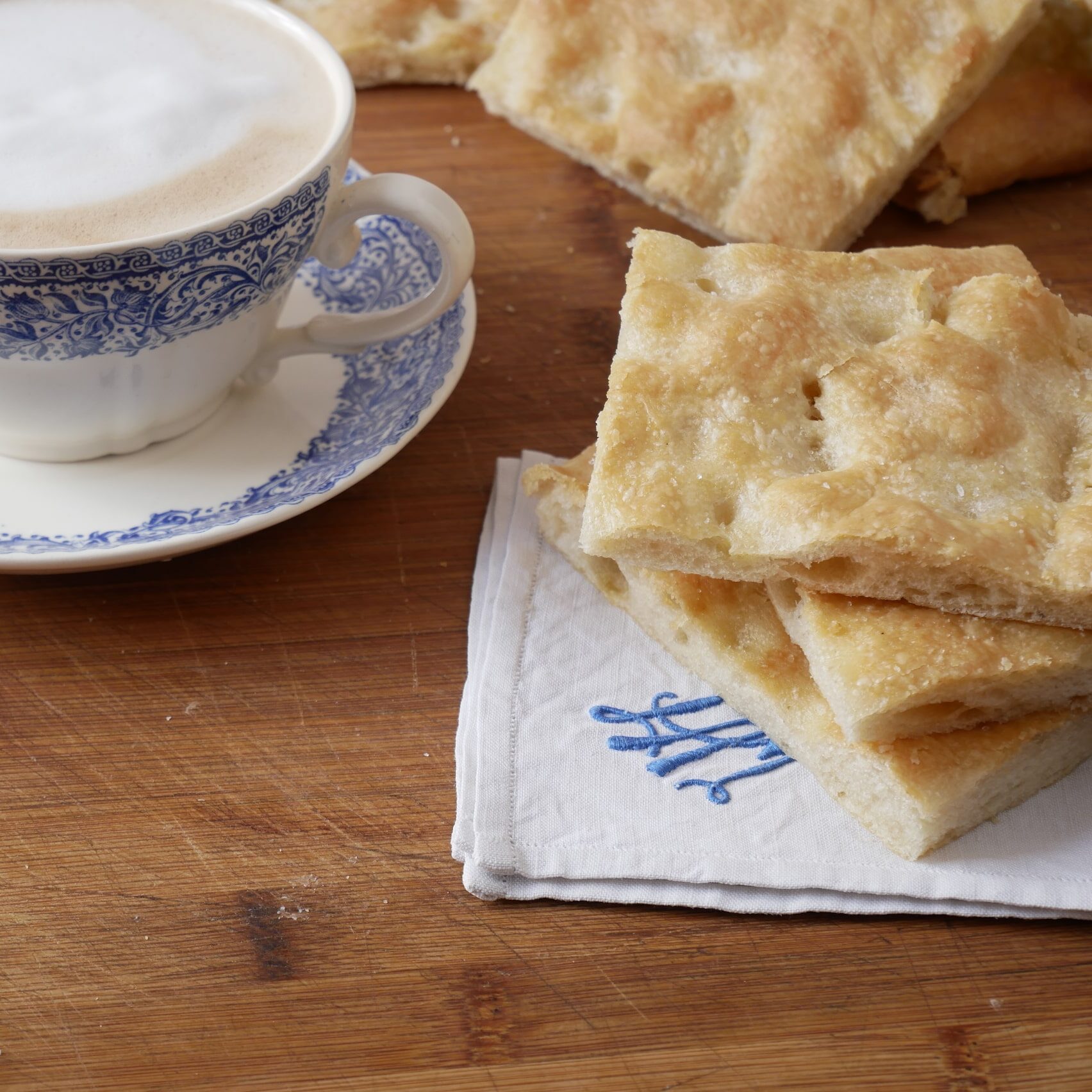 Focaccia genovese nel forno di casa1 aspect ratio 1 1