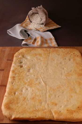 Focaccia genovese rovesciata