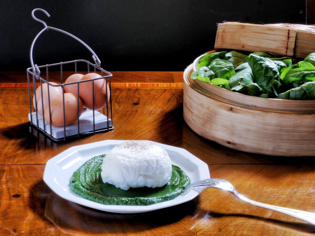 Uovo ricomposto chiuso