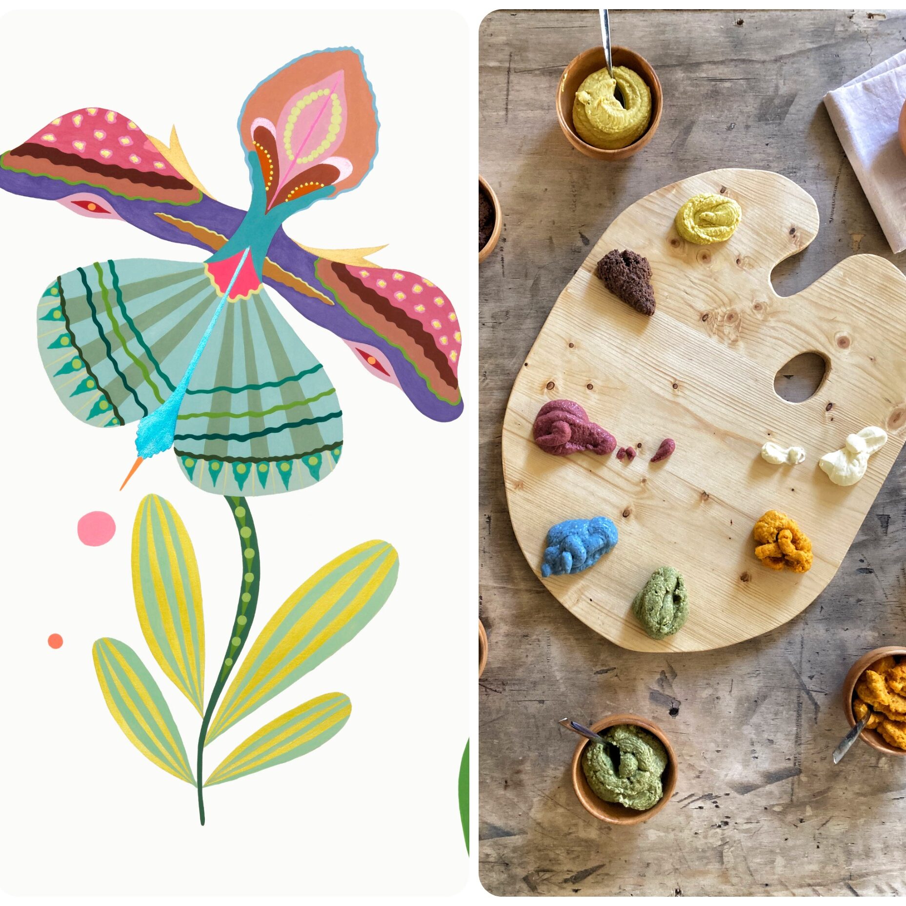 Favola in fiore tra arte e cucina aspect ratio 1 1