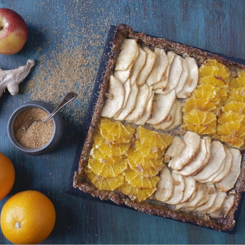 Crostata senza glutine arance mele 2 aspect ratio 1 1